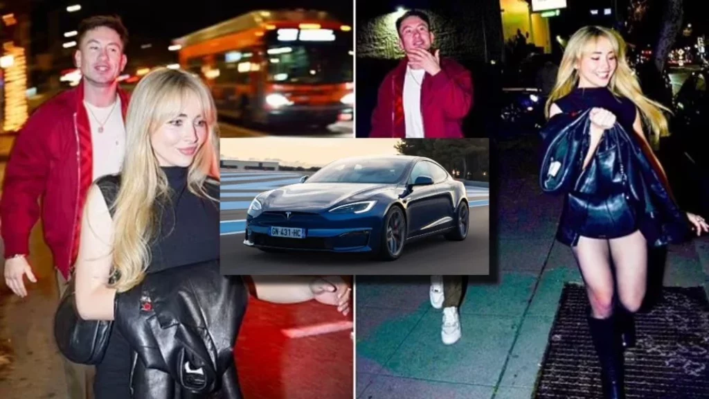 ¿Qué característica tiene el Tesla Model S que disfrutan Barry Keoghan y Sabrina Carpenter?