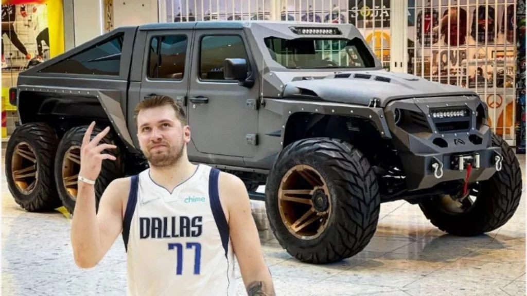 ¿Qué características tiene el Jeep de Doncic?