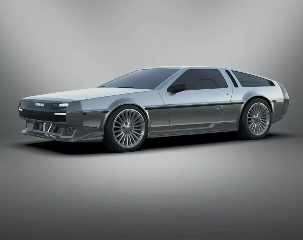 2024 Lynx Motors. DeLorean DMC-EV. Imagen estudio.