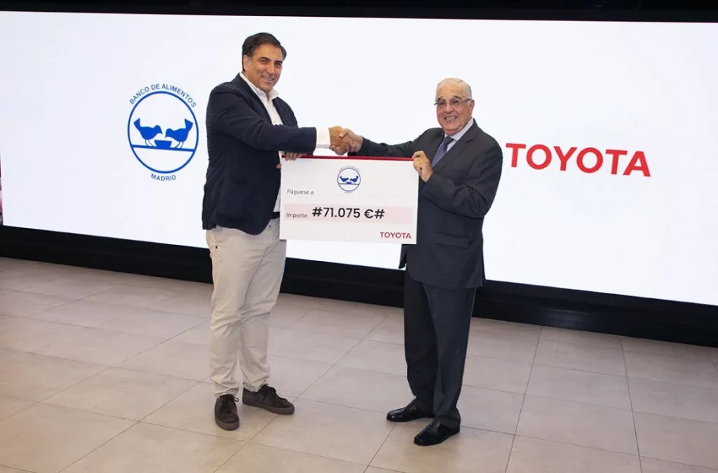 Toyota donó 25 euros por cada coche de ocasión reservado online que finalizó en una venta.