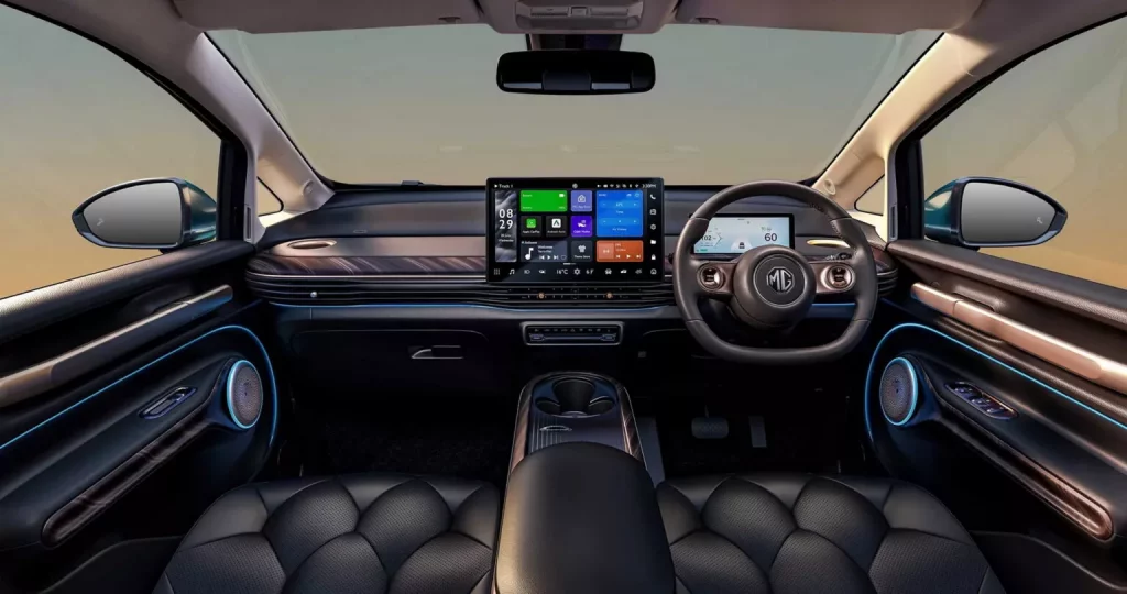 2024 MG Windsor EV. Imagen interior.