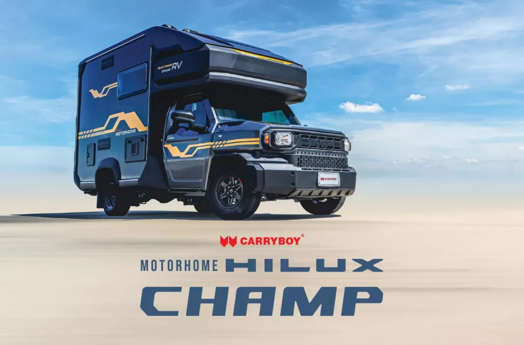 2024 Toyota Hilux Champ. Autocaravana. Imagen portada.