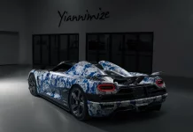 El único Koenigsegg Agera N del mundo se viste con un traje de flores