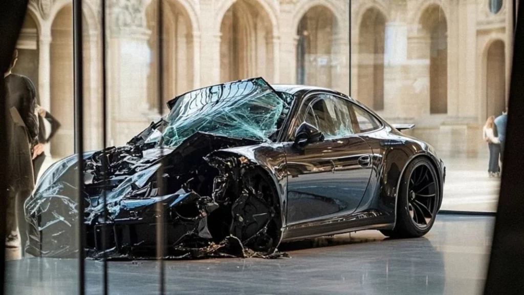 ¿Por qué la exposición "Drive Safe" utiliza Porsche?