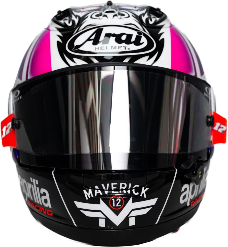 Maverick Vinales el espectacular casco que estrena este fin de semana