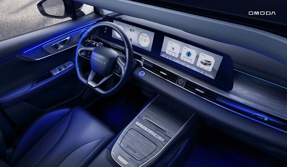 Interior del nuevo OMODA 5