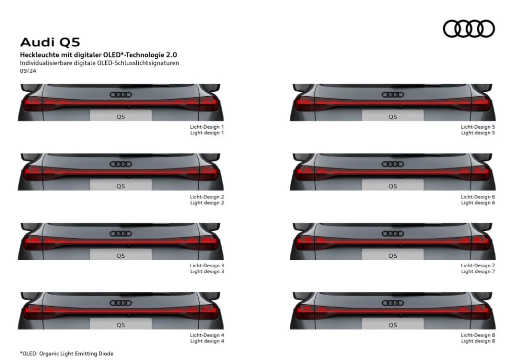 audi q5 nuevo 2025 faros oled matrix led 21 Motor16