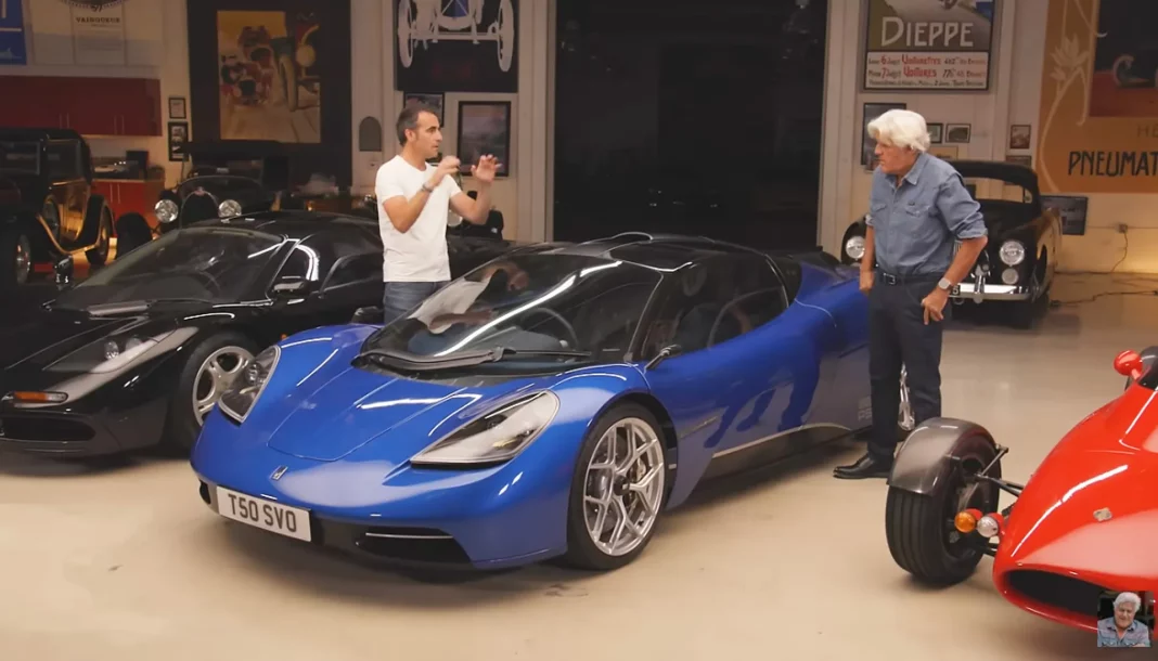 Jay Leno flipa con el hijo del legendario McLaren F1