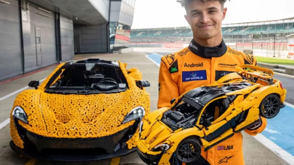 Los detalles del LEGO Technic McLaren P1 de Lando Norris