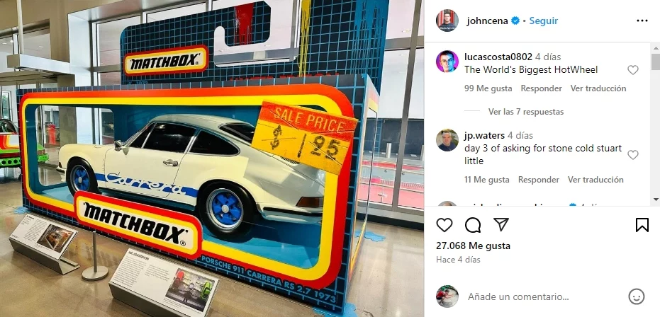 ¿La película de Matchbox con John Cena será de acción?