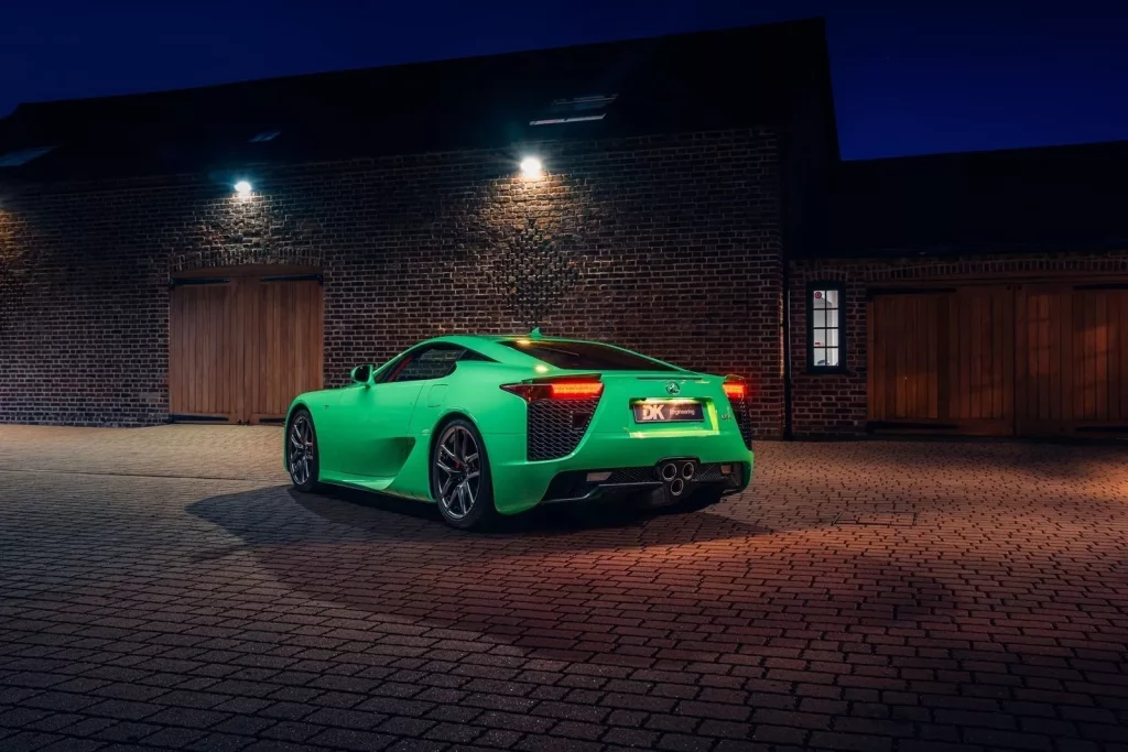 2024 Lexus LFA Fresh Green. DK Engineering. Imagen trasera.