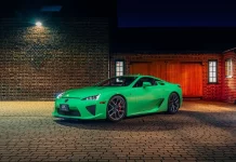 Este Lexus LFA es claro ejemplo de apostar todo al color verde