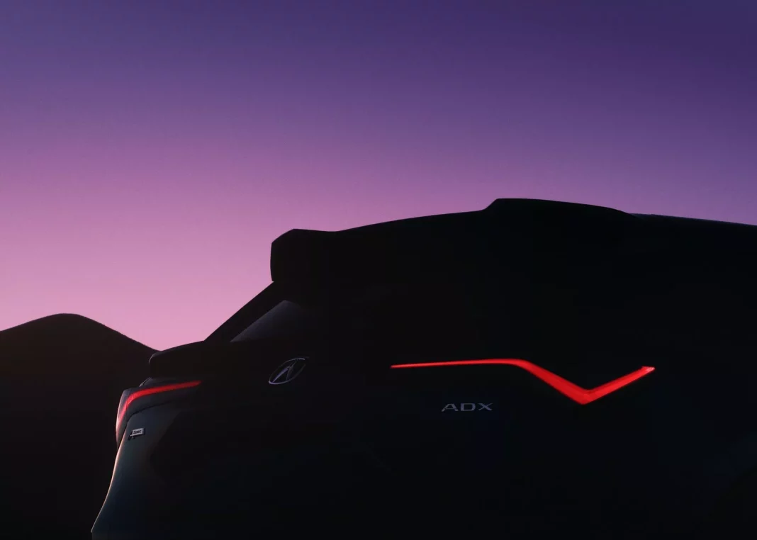 2024 Acura ADX. Teaser. Imagen portada.