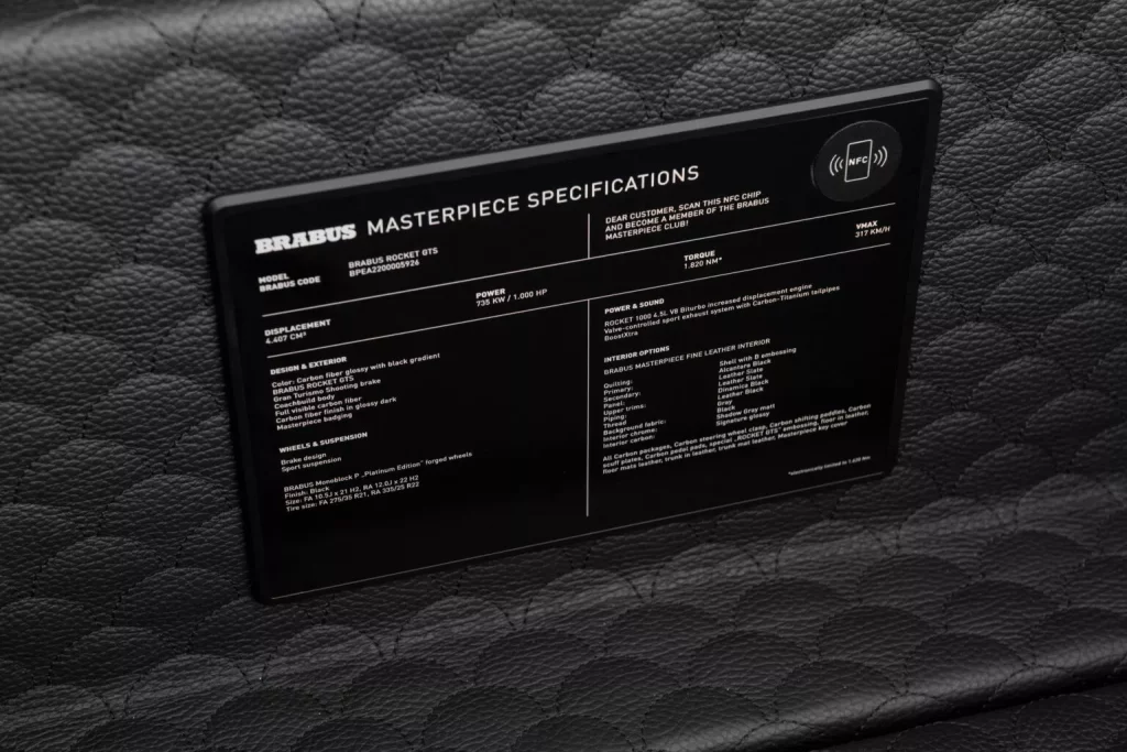 2024 BRABUS Rocket GTS 14 Motor16