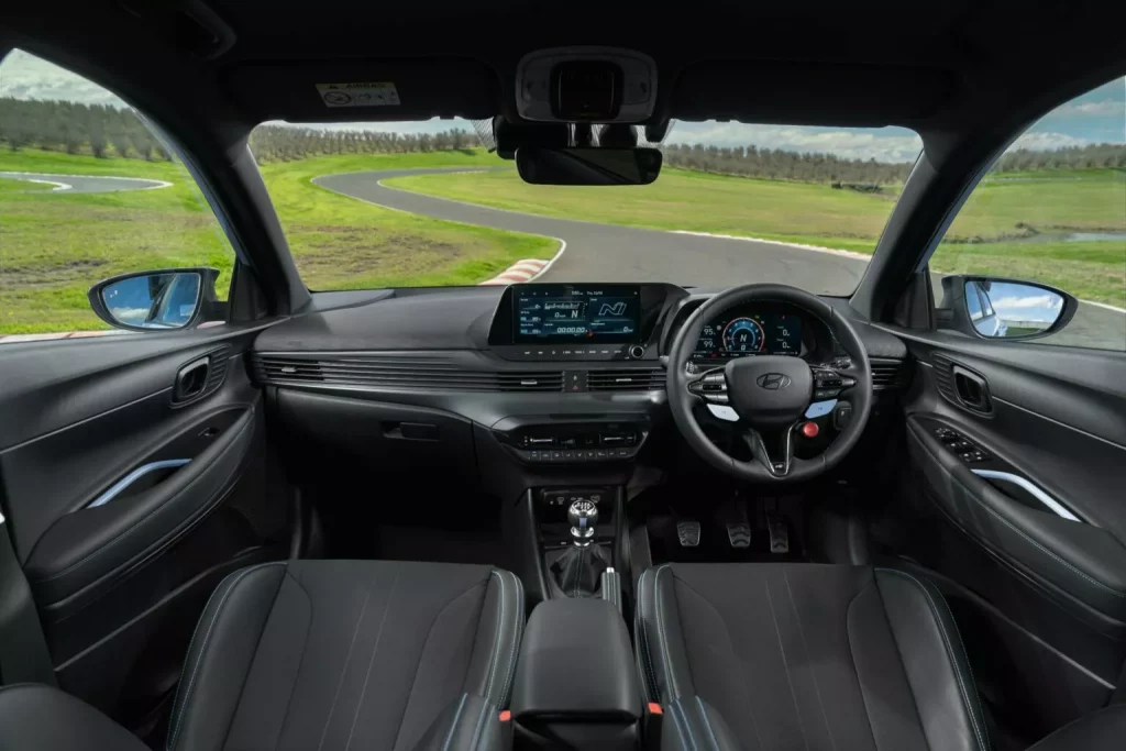 2024 Hyundai i20 N. Australia. Imagen interior.