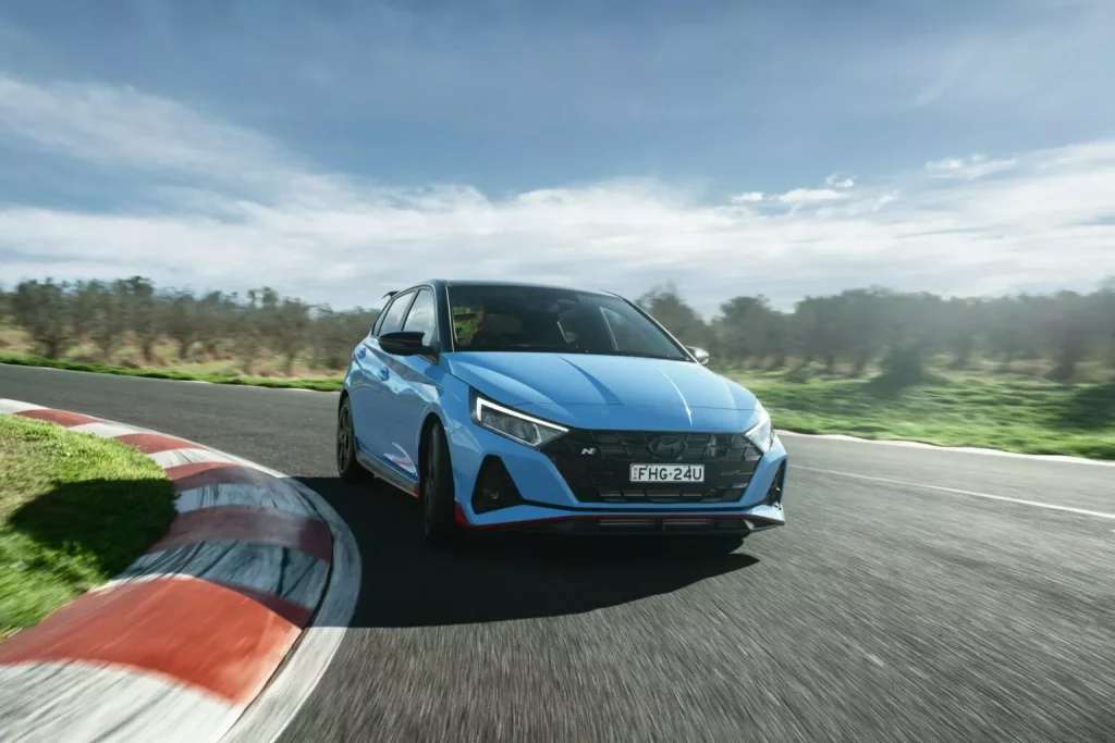 2024 Hyundai i20 N. Australia. Imagen movimiento.