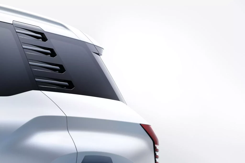 2024 Mitusibshi SUV Concept. Teaser. Imagen detalle.