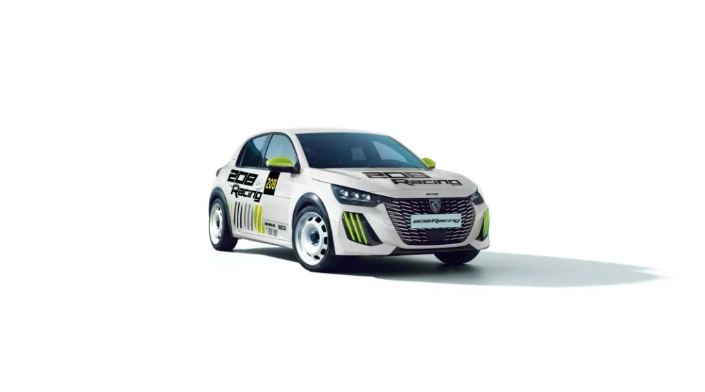 2024 Peugeot 208 Racing. Imagen delantera.