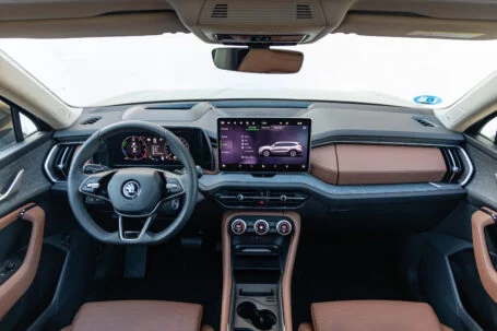 2024 Skoda Kodiaq. Al Volante. Imagen interior.