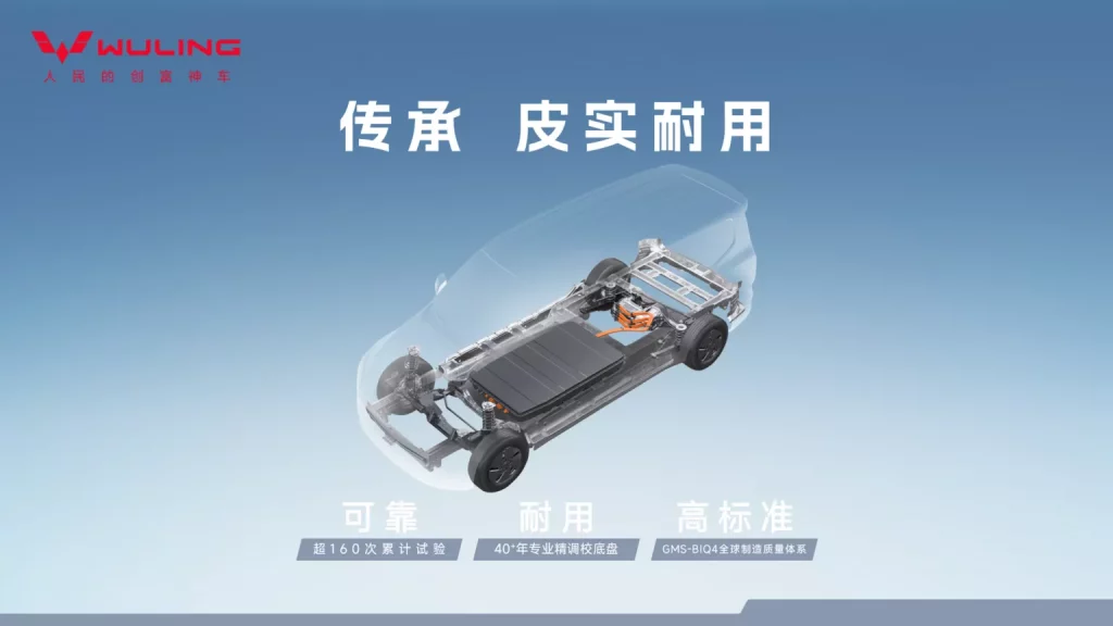 2024 Wuling Hong Guang EV. Imagen radiografía.