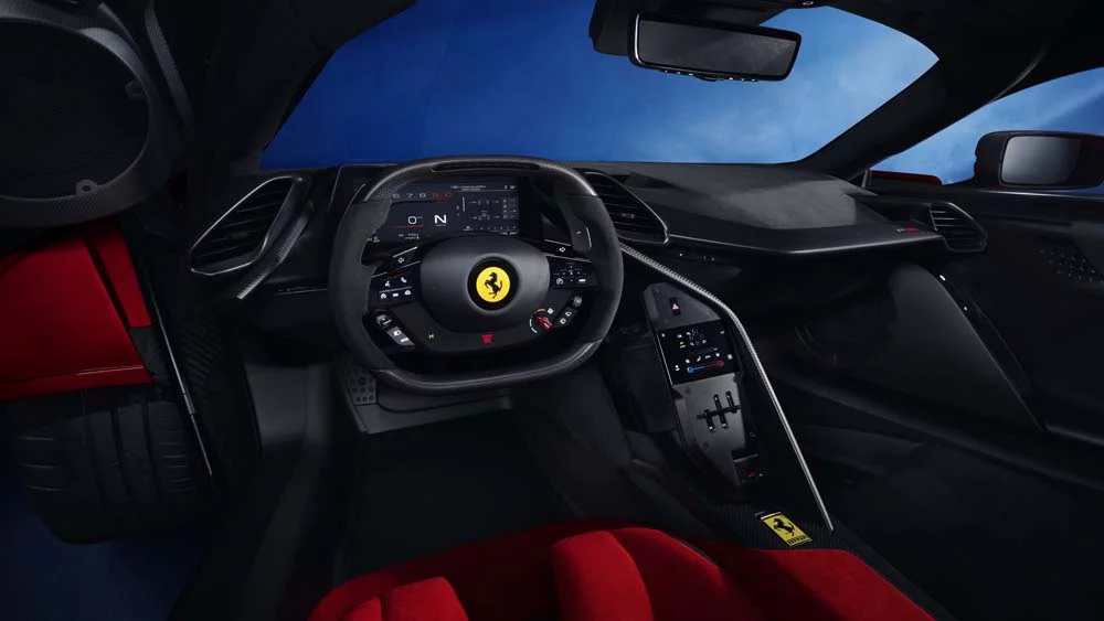 2024 Ferrari F80. Imagen interior.