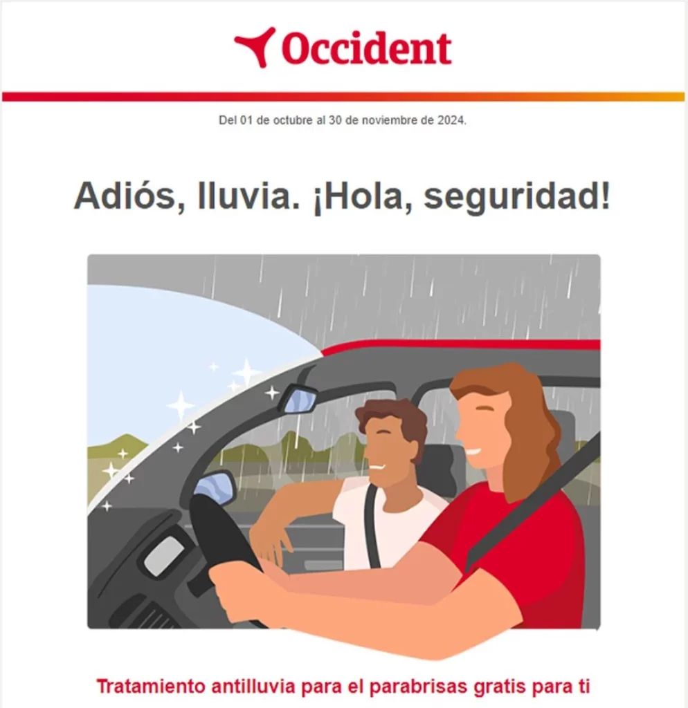 Occident tratamiento antilluvia Motor16