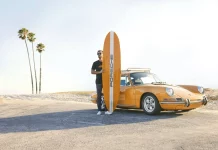 Un Porsche para surfear las olas