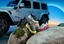 Jeep inspira unas zapatillas para los más aventureros