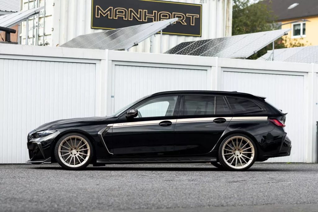 2023 BMW M3 Touring. Manhart MH3 800 Touring. Imagen lateral.