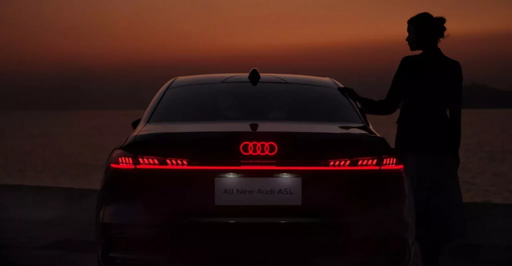 2024 Audi A5L. China. Imagen iluminación.