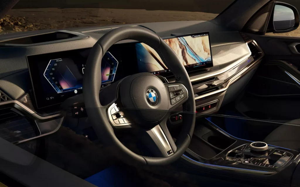 2024 BMW X5 Dark Flame. Imagen interior.