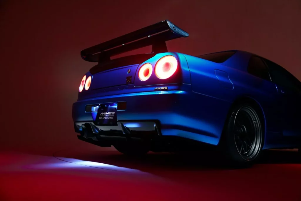 2024 Nissan GT-R R34. Built by Legends. SEMA. Imagen detalle.