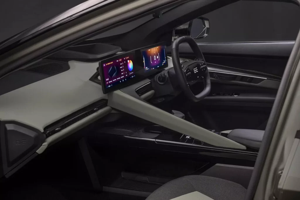 2024 Mahindra BE 6e. Imagen interior.