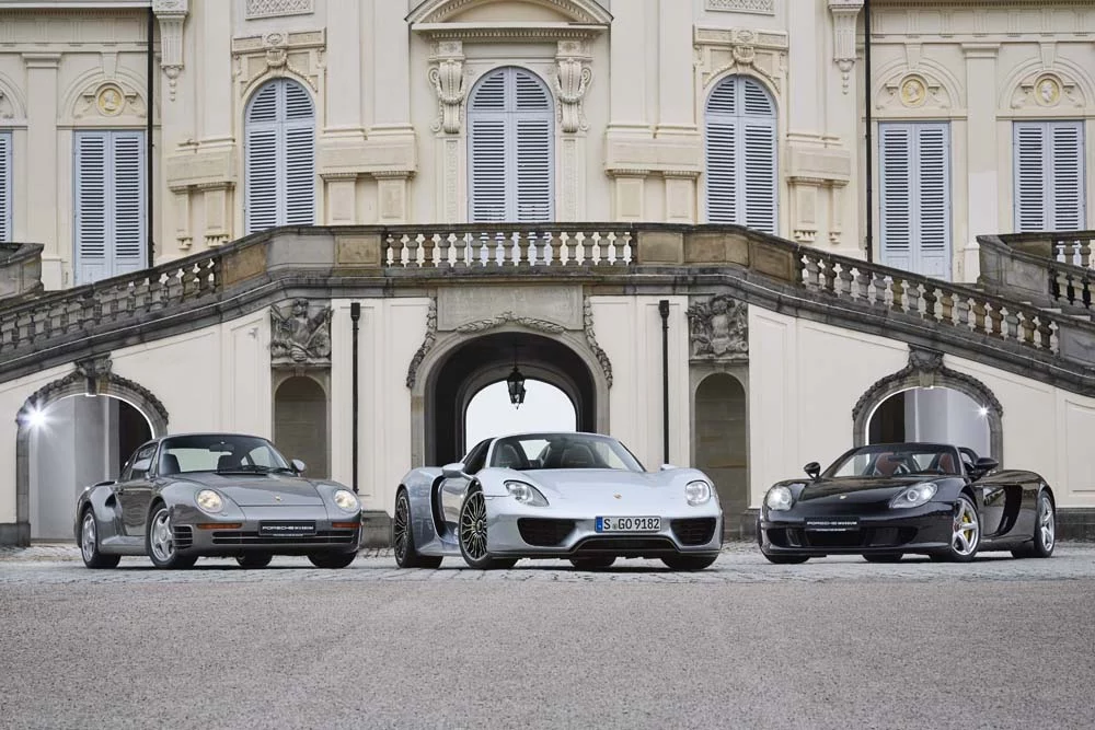 Porsche 959 918 Spyder Carrera GT Motor16