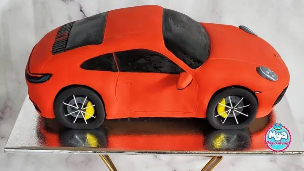 El Porsche hecho tarta