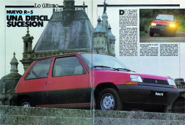 La historia del Renault 5, documentada en Motor 16 desde 1983