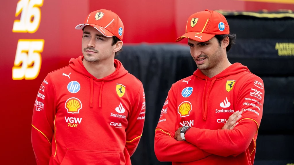 La reacción de Sainz y Leclerc al conducir el Ferrari F80