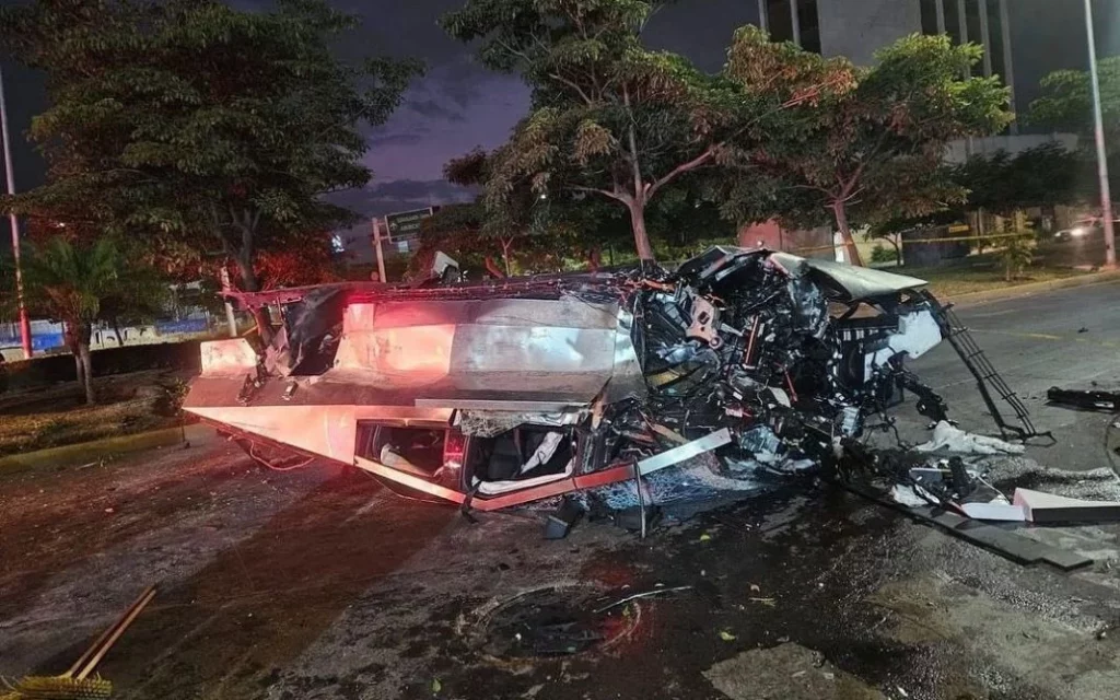 La reacción de Elon Musk al severo accidente del Tesla Cybertruck