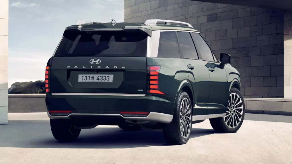 2024 Hyundai Palisade. Imagen trasera.