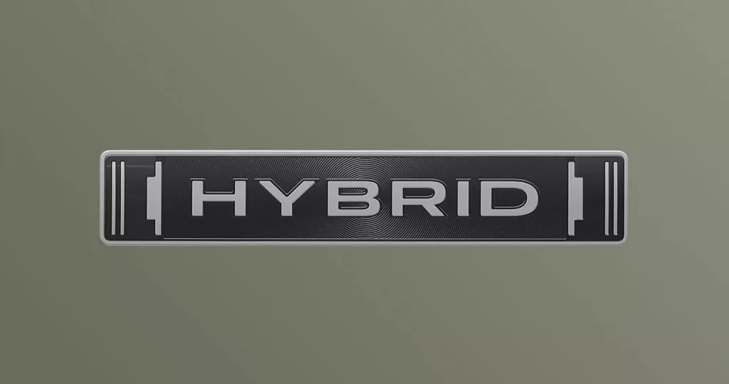 2024 Subaru Forester. Emblema hybrid. Imagen.