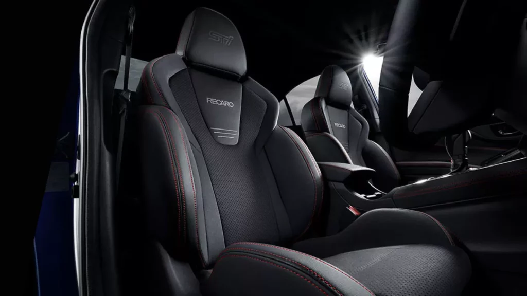 2024 Subaru WRX STI Sport-R Black. Imagen interior.