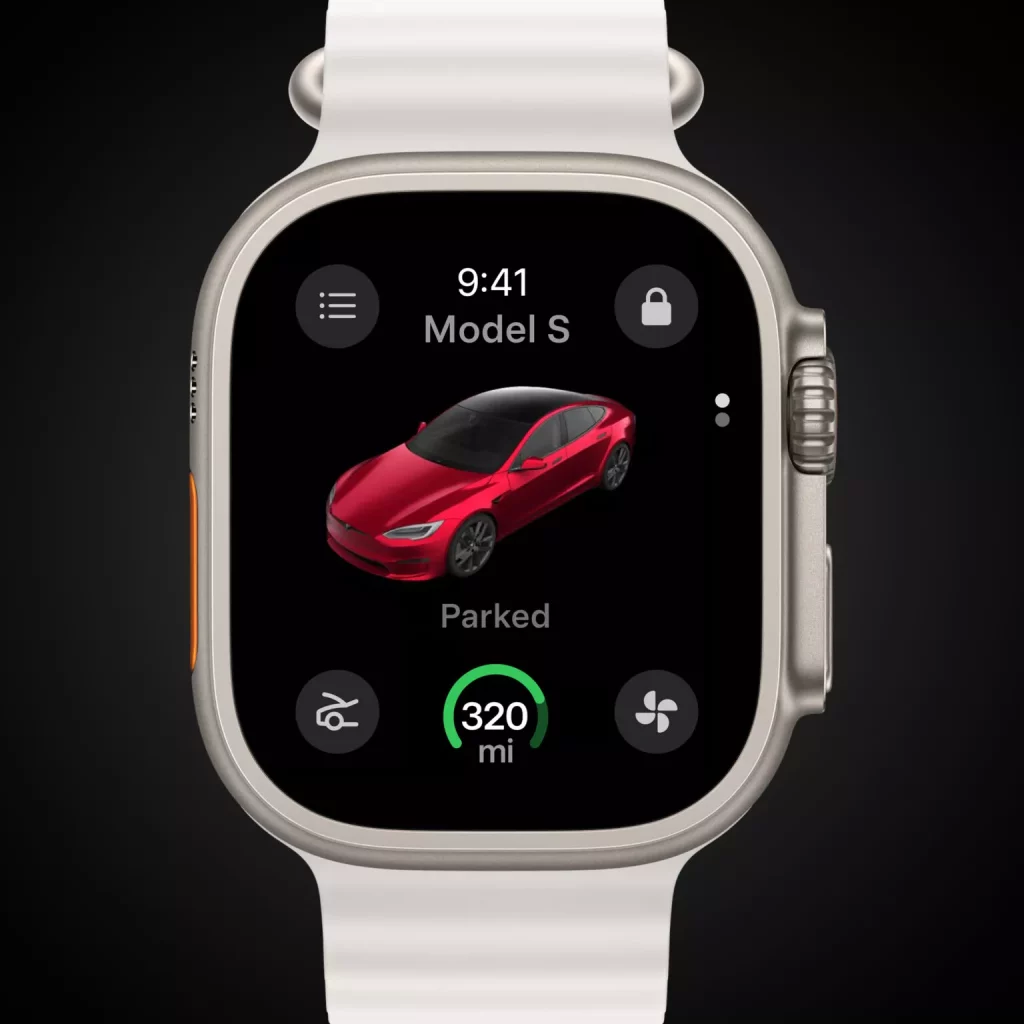 2024 Tesla mejoras navidad. Apple Watch. Imagen.