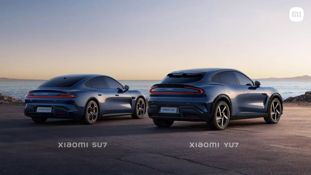 2024 Xiaomi YU7. Imagen trasera.