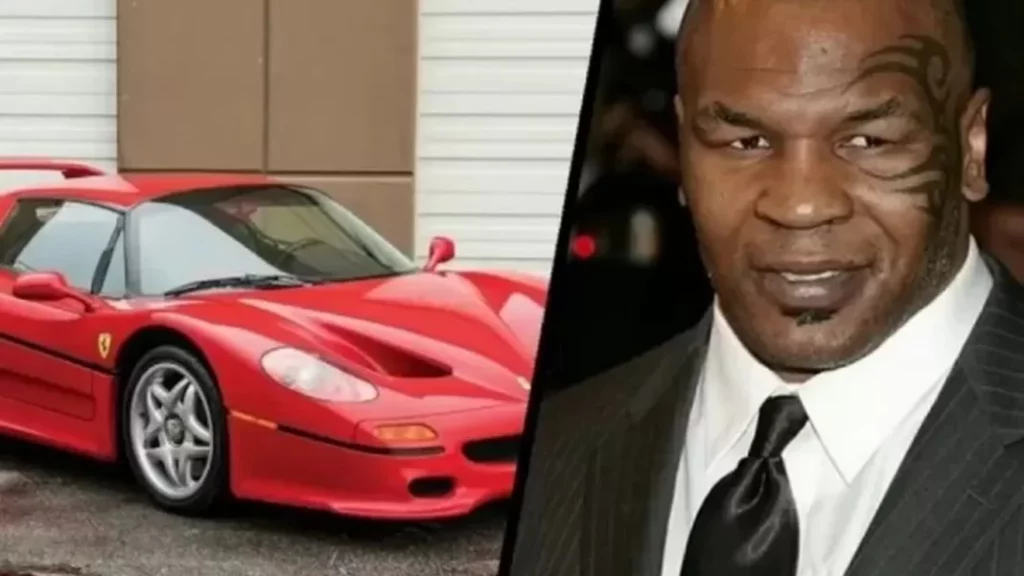 La joya que tiene Mike Tyson en su cochera: el Ferrari F50