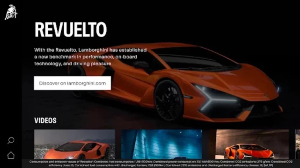 El contenido exclusivo presente en Lamborghini TV