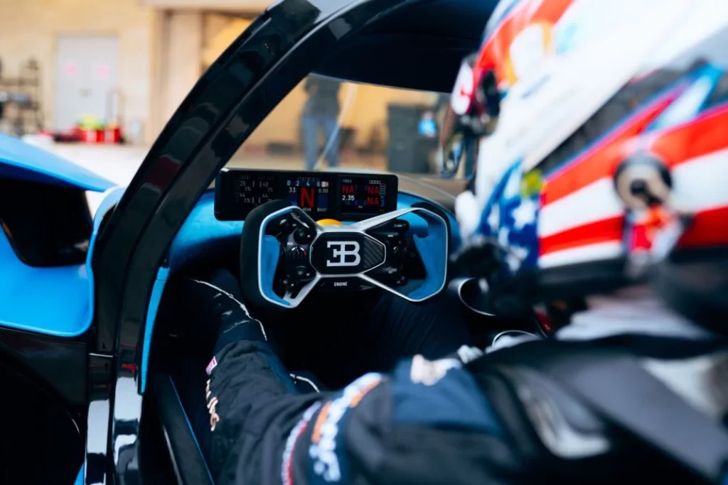 2025 Bugatti Bolide. Circuito de Las Américas. Imagen interior.