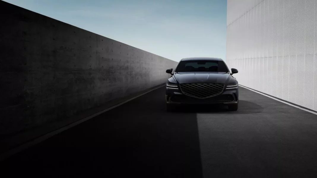 2025 Genesis G80 Black. Imagen portada.