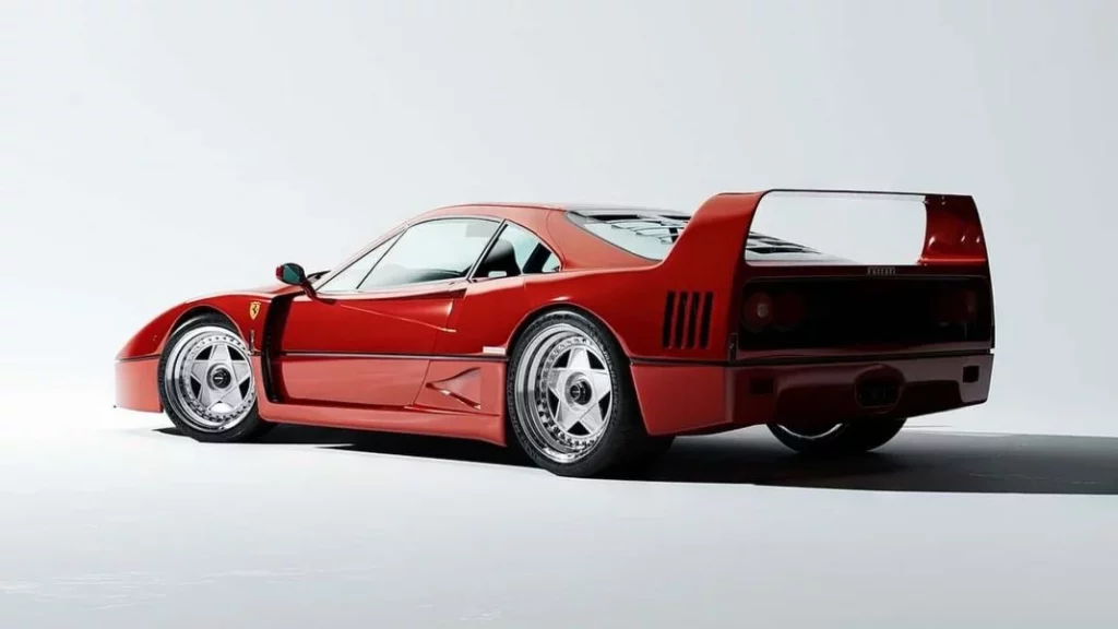 2025 Ferrari F40 Alte Prestazioni. Officine Fioravanti. Imagen trasera.