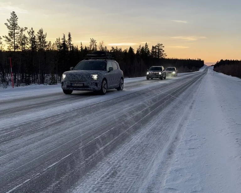 El smart #5 se prepara en la nieve