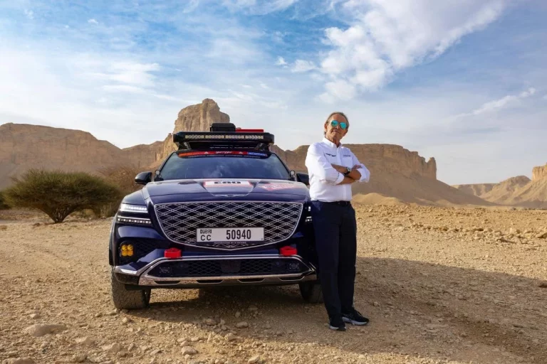 Genesis GV80 Desert Edition, el homenaje a Jacky Ickx en el Dakar